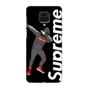 Чехол для Xiaomi Redmi Note 9 Pro Max с картинкой Supreme (AlphaPrint) (Деб Суприм)