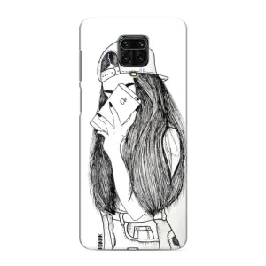 Чехол с печатью для Xiaomi Redmi Note 9 Pro Max - (Мода) (AlphaPrint) (Фото девочки)