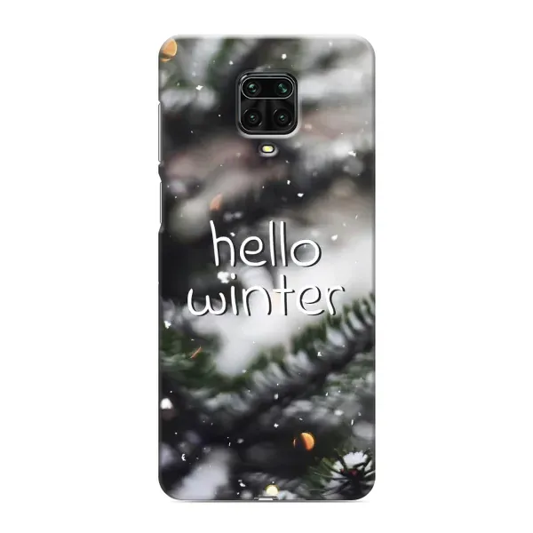 Чехол с принтом «Hello winter» для Xiaomi Redmi Note 9 Pro Max Чехол с принтом «Hello winter» для Xiaomi Redmi Note 9 Pro Max