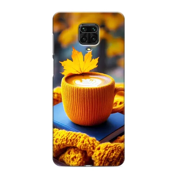 Чехол с принтом «Кофе на желтом пледе» для Xiaomi Redmi Note 9 Pro Max