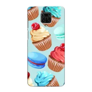 Чехлы с Фруктами для Xiaomi Redmi Note 9 Pro Max (VPrint) (Кексики)