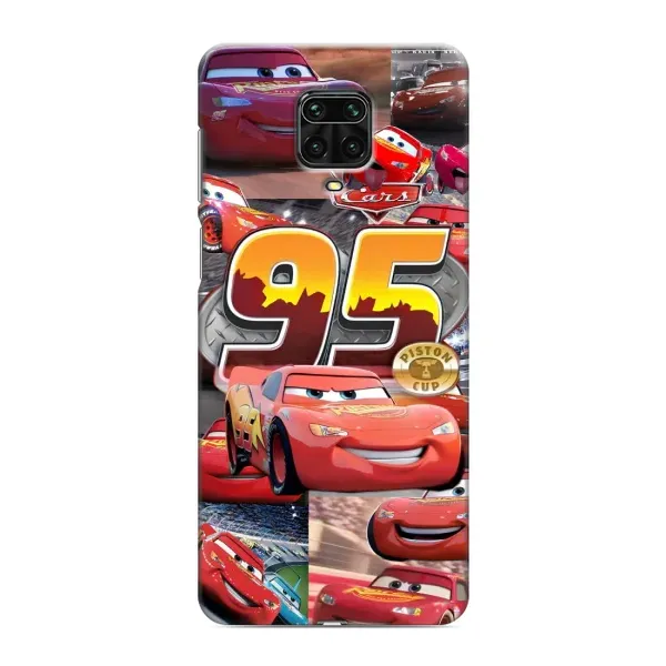 Чехол с принтом «Коллаж Молния Маквин» для Xiaomi Redmi Note 9 Pro Max