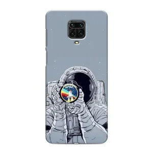 Чехол NASA для Xiaomi Redmi Note 9 Pro Max (AlphaPrint) (Космонавт фото)
