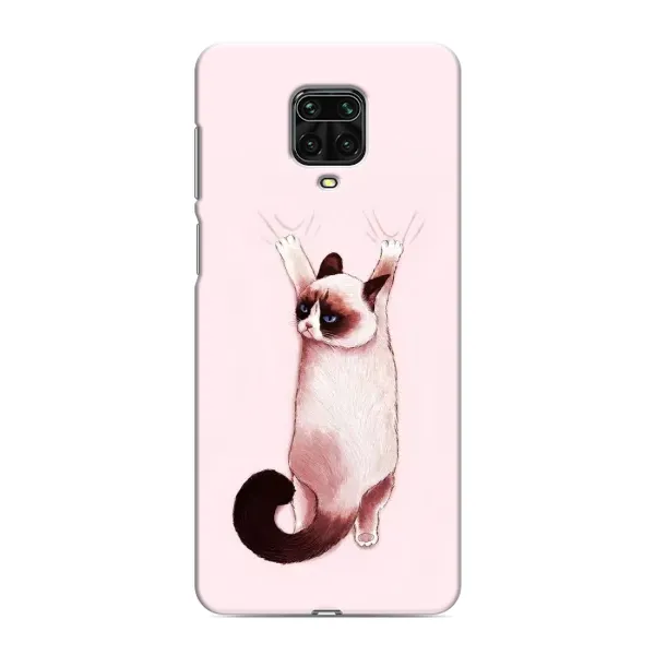 Чохол з принтом «Котик падає» для Xiaomi Redmi Note 9 Pro Max