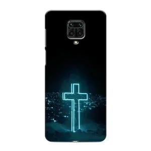 Християнські Чохли для Xiaomi Redmi Note 9 Pro Max (AlphaPrint) (Хрест і місто)