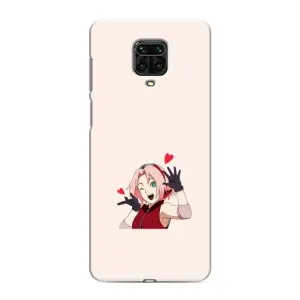 Чехлы Персонажи Аниме Наруто для Xiaomi Redmi Note 9 Pro Max (AlphaPrint) (Лайк Сакура)