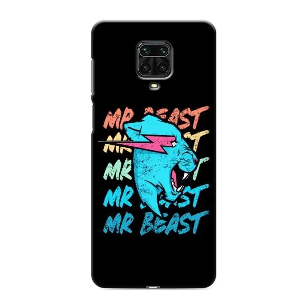 Чехол с принтом «logo Mr beast» для Xiaomi Redmi Note 9 Pro Max