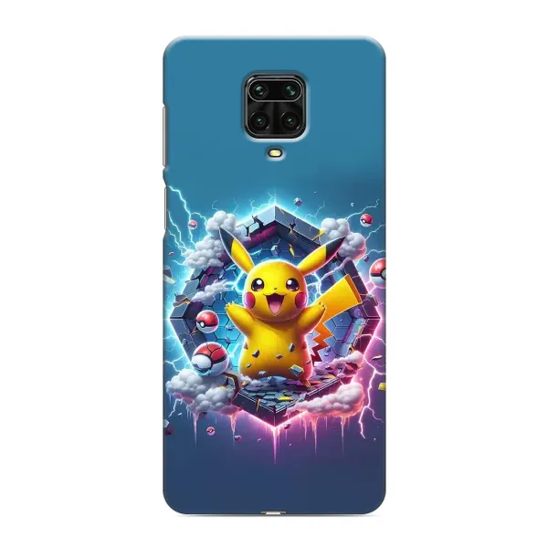 Чохол з принтом «Лого Пікачу» для Xiaomi Redmi Note 9 Pro Max Чохол з принтом «Лого Пікачу» для Xiaomi Redmi Note 9 Pro Max