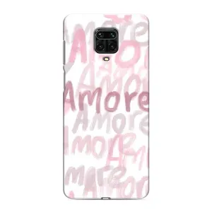 Чехол с принтом «Аморе любовь» для Xiaomi Redmi Note 9 Pro Max