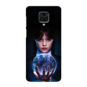Чехол с дизайном Венздей 2 на Xiaomi Redmi Note 9 Pro Max (Магическая сфера Уэнздей)