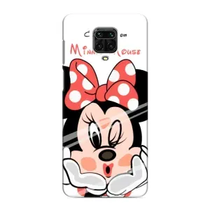 Эксклюзивный чехол для Xiaomi Redmi Note 9 Pro Max (AlphaPrint - Мультяшные) (Маус Минни)