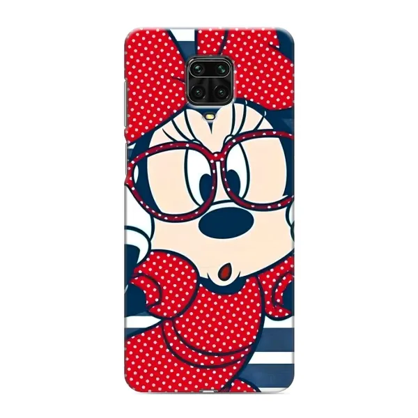 Чехол с принтом «Маус в очках» для Xiaomi Redmi Note 9 Pro Max