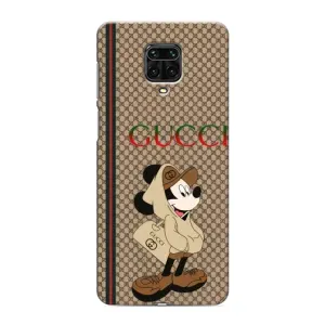 Чехлы ГУЧЧИ для Сяоми Редми Ноут 9 Про Макс (AlphaPrint) (Mickey GUCCI)