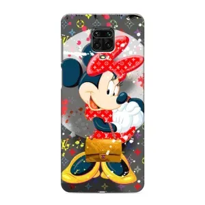 Чохол Disney Mouse Xiaomi Redmi Note 9 Pro Max (PREMIUMPrint) (Minni з бантіком)