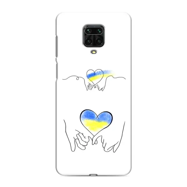 Чехол с принтом «Мир Украине» для Xiaomi Redmi Note 9 Pro Max