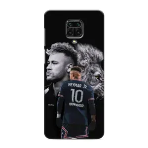 Чехол Неймар для Xiaomi Redmi Note 9 Pro Max (AlphaPrint) (Неймар Лев)
