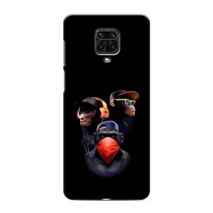 Чохол з Мавпами Xiaomi Redmi Note 9 Pro Max - (AlphaPrint) (Три мавпи)