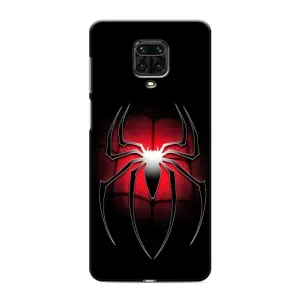 Чехол с человеком пауком для Xiaomi Redmi Note 9 Pro Max - (AlphaPrint) (Паук марвел)