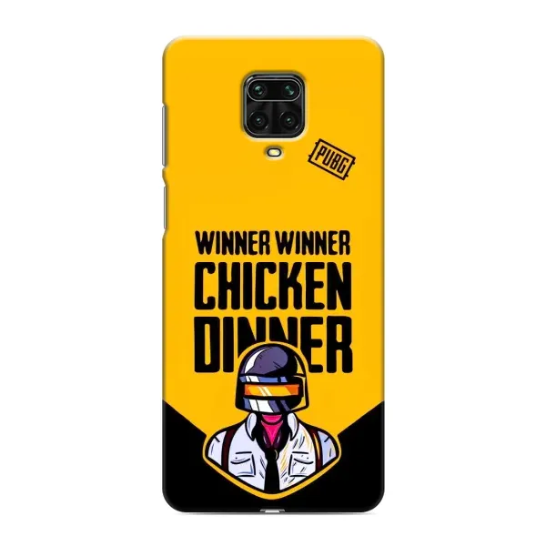 Чехол с принтом «Pubg шлем» для Xiaomi Redmi Note 9 Pro Max