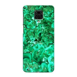 Мраморний чехол на Xiaomi Redmi Note 9 Pro Max (VPrint) (Салатовий Мрамор)