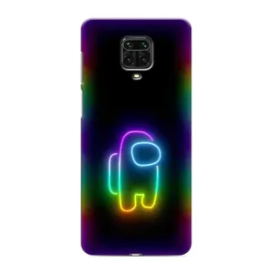 Чохли Амонг Ас для Xiaomi Redmi Note 9 Pro Max (AlphaPrint) (Яскравий скін)