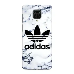 Чохли Адидас для Xiaomi Redmi Note 9 Pro (AlphaPrint) (Адідас на мраморі)