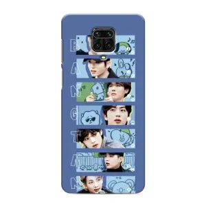 Чехлы BTS для Xiaomi Redmi Note 9 Pro (AlphaPrint) (Bangtan)