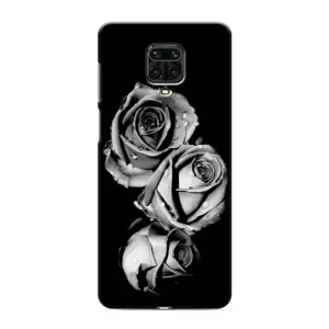 Чохол з картинкою (Стильні) Шяомі Рідмі Ноут 9 Про - (AlphaPrint) (Чорна троянда)