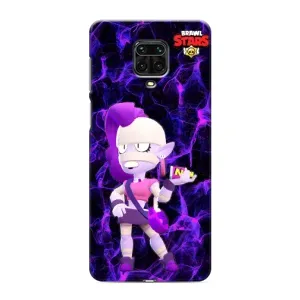 Чехлы Brawl Stars для Xiaomi Redmi Note 9 Pro (AlphaPrint) (Эмз Бравл Старс)
