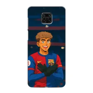 Чехол с футболистом Ламин Ямаль Xiaomi Redmi Note 9 Pro (Футболист Ямаль)