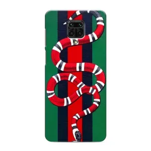 Чехлы ГУЧЧИ для Сяоми Редми Ноут 9 Про (AlphaPrint) (Gucci змия)