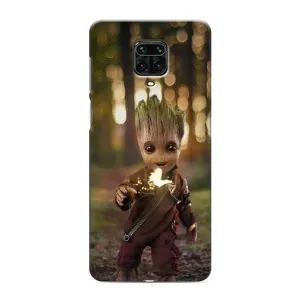 Чехол МАРВЕЛ для Сяоми Редми Ноут 9 Про (AlphaPrint) (I am Groot)