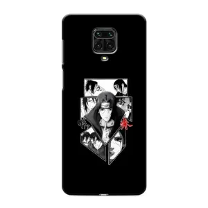 Чехлы на тему: Итачи Учиха для Xiaomi Redmi Note 9 Pro (AlphaPrint) (коллаж Итачи)