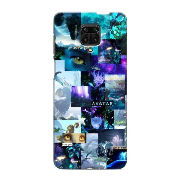 Чохол з принтом «колаж Аватар» для Xiaomi Redmi Note 9 Pro