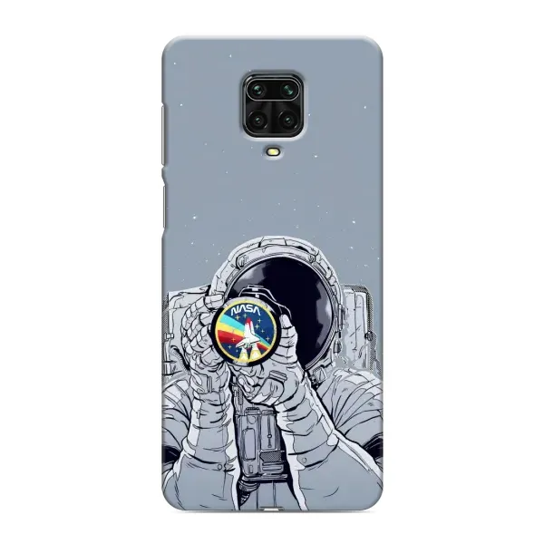 Чехол с принтом «Космонавт фото» для Xiaomi Redmi Note 9 Pro