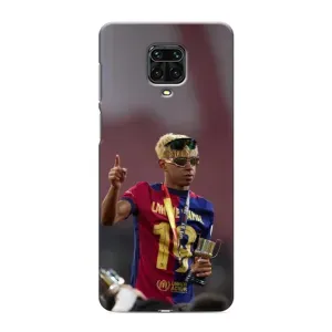 Чехол с футболистом Ламин Ямаль Xiaomi Redmi Note 9 Pro (Lamine Yamal)