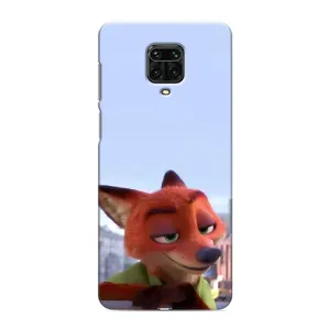 Чохол з принтом «Лис Нік» для Xiaomi Redmi Note 9 Pro