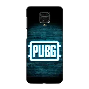Чехол PUBG для Сяоми Редми Ноут 9 Про (AlphaPrint) (Лого PUBG)
