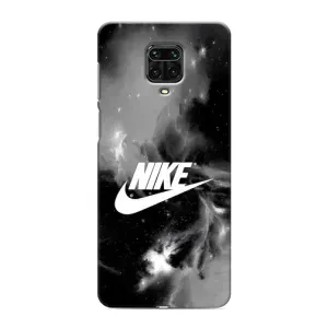 Чехол для Xiaomi Redmi Note 9 Pro - с принтом Найк (AlphaPrint) (Лого Найк)