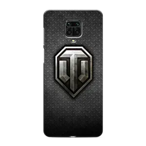 Чехлы с тематикой Киберспорт для Xiaomi Redmi Note 9 Pro (VPrint) (Лого Tanks)