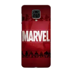 Чехол МАРВЕЛ для Сяоми Редми Ноут 9 Про (AlphaPrint) (MARVEL)