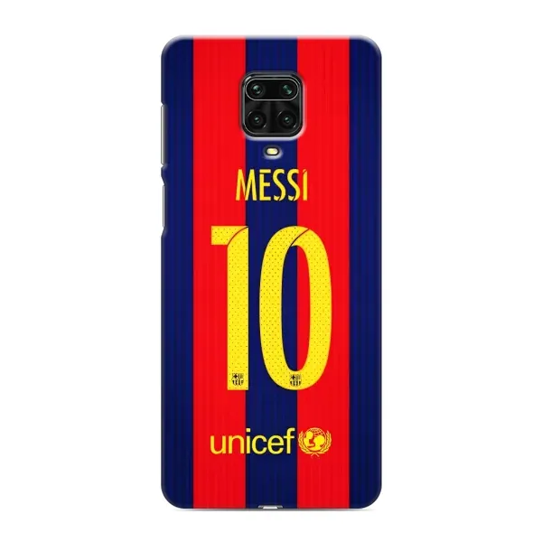 Чохол з принтом «Messi Barca 10» для Xiaomi Redmi Note 9 Pro