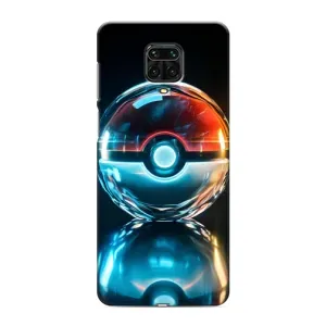 Чехол с Пикачу на Xiaomi Redmi Note 9 Pro (Мяч Пикачу)
