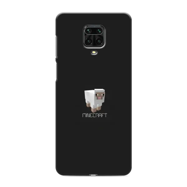 Чохол з принтом «Овечка Майнкрафт» для Xiaomi Redmi Note 9 Pro