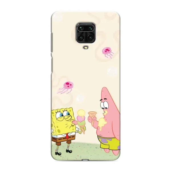 Чехол с принтом «Патрик и Боб» для Xiaomi Redmi Note 9 Pro Чехол с принтом «Патрик и Боб» для Xiaomi Redmi Note 9 Pro