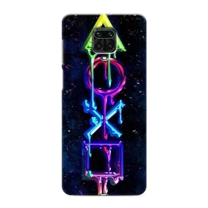 Чехлы с тематикой Киберспорт для Xiaomi Redmi Note 9 Pro (VPrint) (Pleystation лого)
