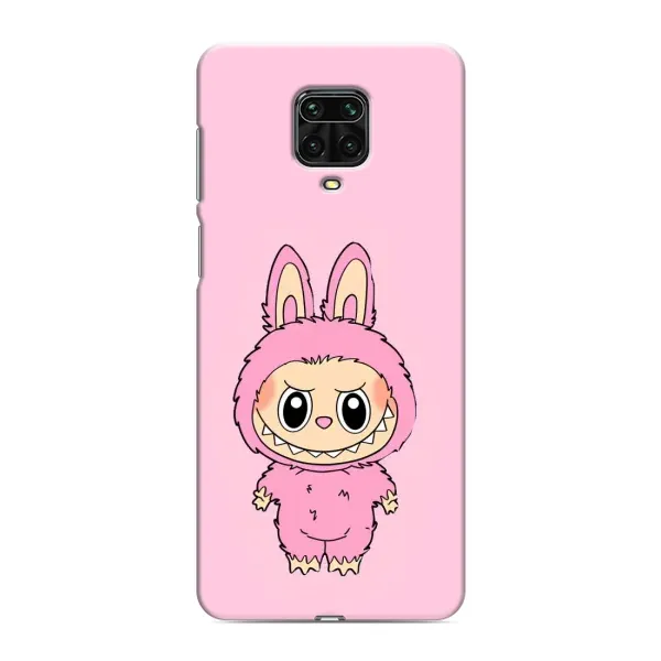 Чохол з принтом «Рожевий Лабубу» для Xiaomi Redmi Note 9 Pro Чохол з принтом «Рожевий Лабубу» для Xiaomi Redmi Note 9 Pro