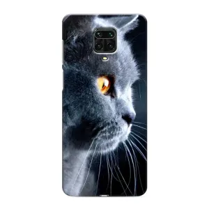 Чехлы с Котиками для Xiaomi Redmi Note 9 Pro (VPrint) (Серый Кот)