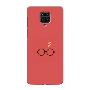 Чехлы с Гарри Поттером для Xiaomi Redmi Note 9 Pro (AlphaPrint) (шрам и очки)