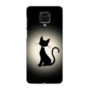 Чохол з принтом для Xiaomi Redmi Note 9 Pro (AlphaPrint) Модні коти (Силует котика)